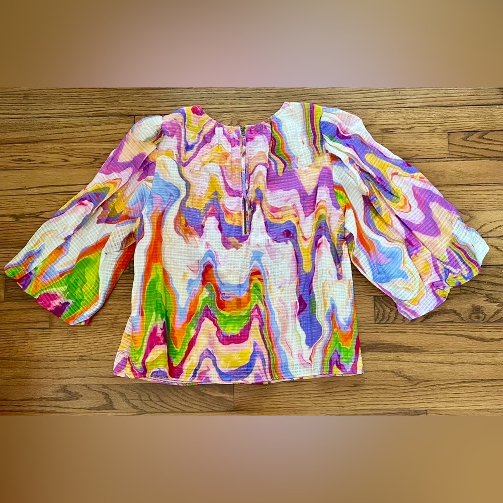 Marie Oliver Harly Pastel Marble Top Style 1H7-177-212B Women’s Small NEW W TAGS - Picture 7 of 7